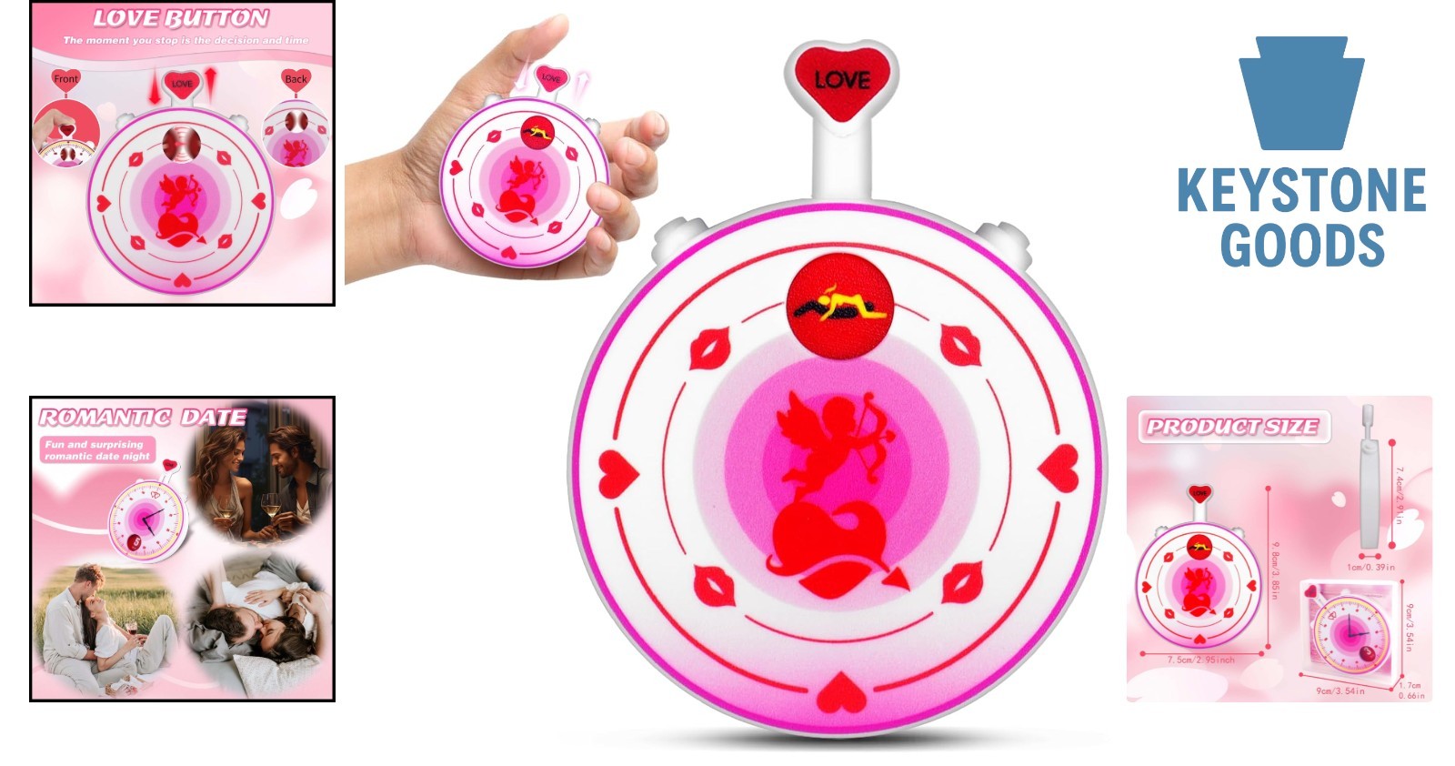 Valentine’s Couples Date Night Spinner – Fun Romantic Gift & Game