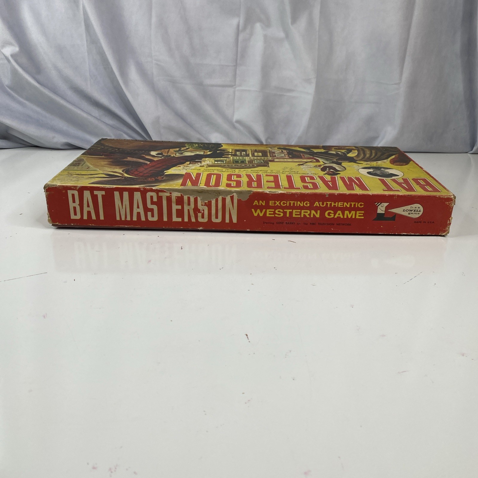 1958 Bat Masterson Board Game by Lowell Complete or Near Complete – See pics