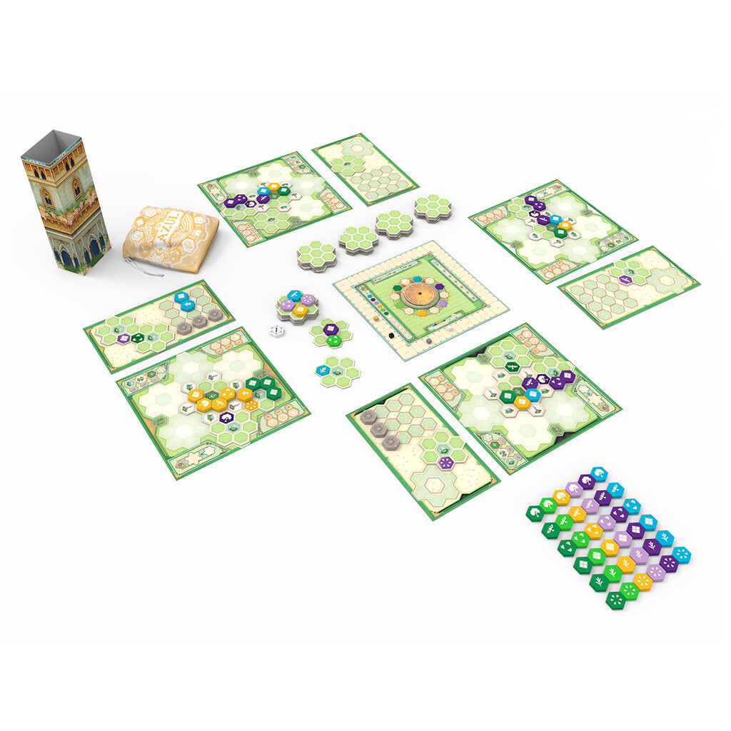 Queen’s Garden Azul Tile Board Game Next Move Games Plan B NM60090EN Family