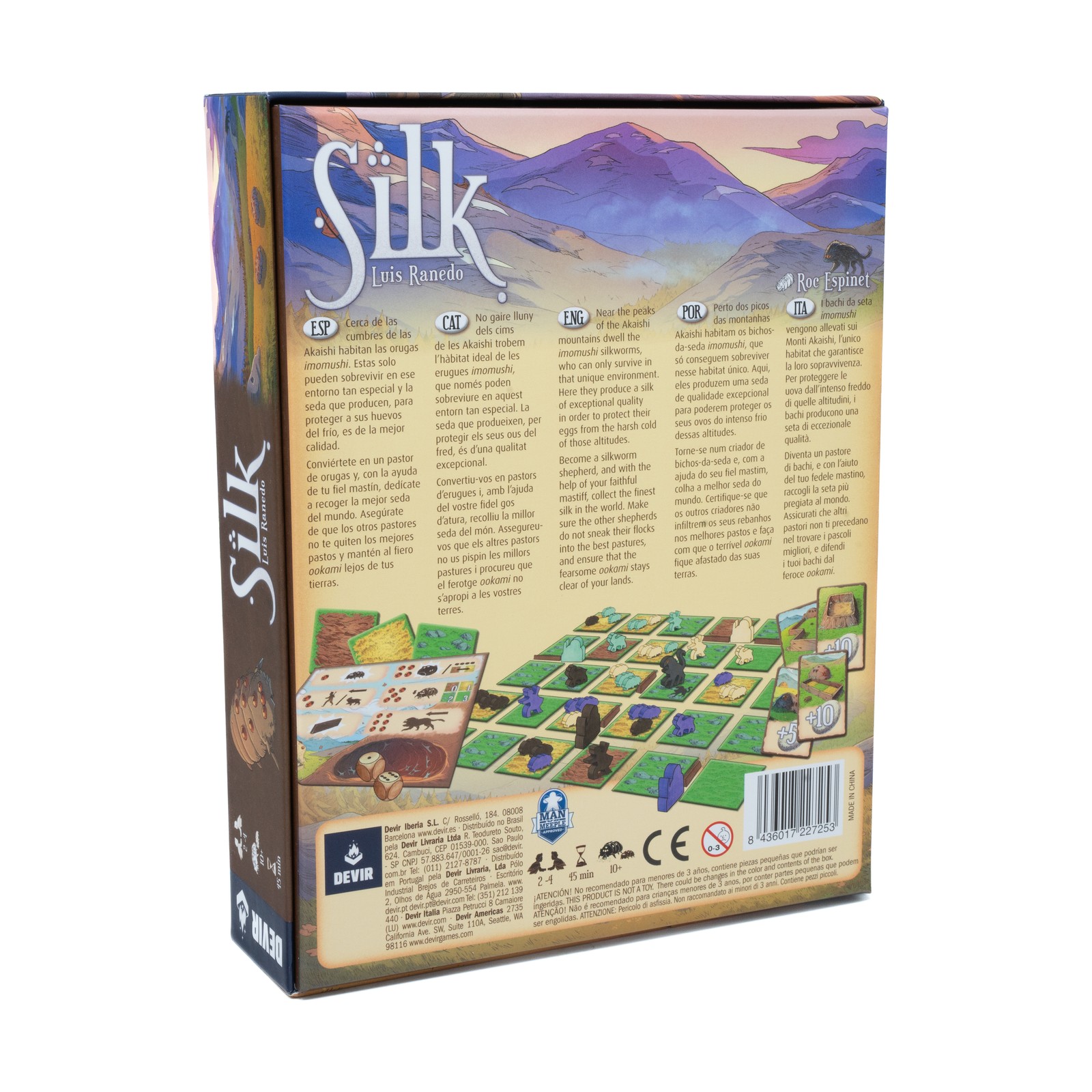 New – Devir Silk – Ages 10+ | 2-4 players