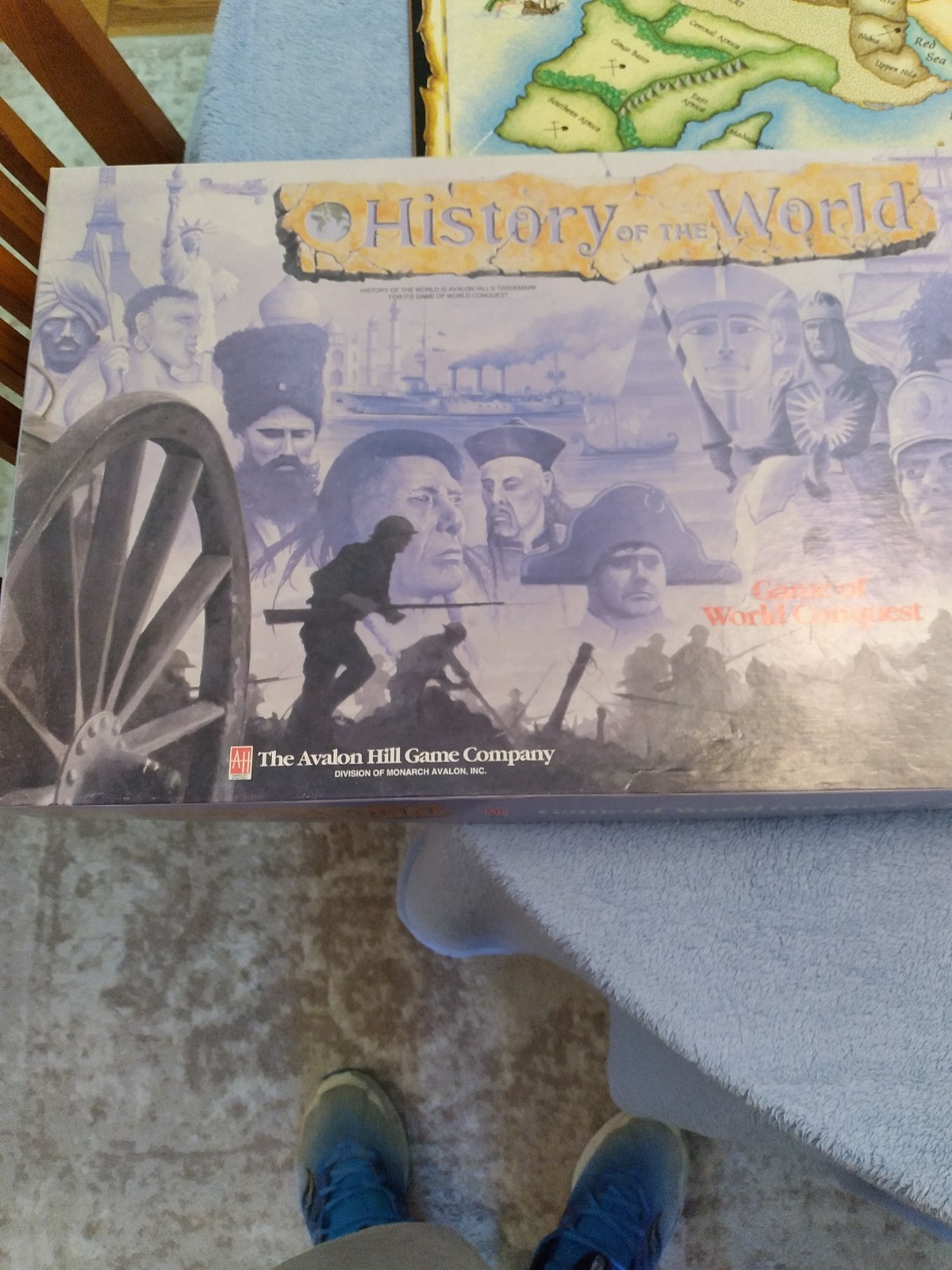 History of the World Board Game Avalon Hill 1993 Complete