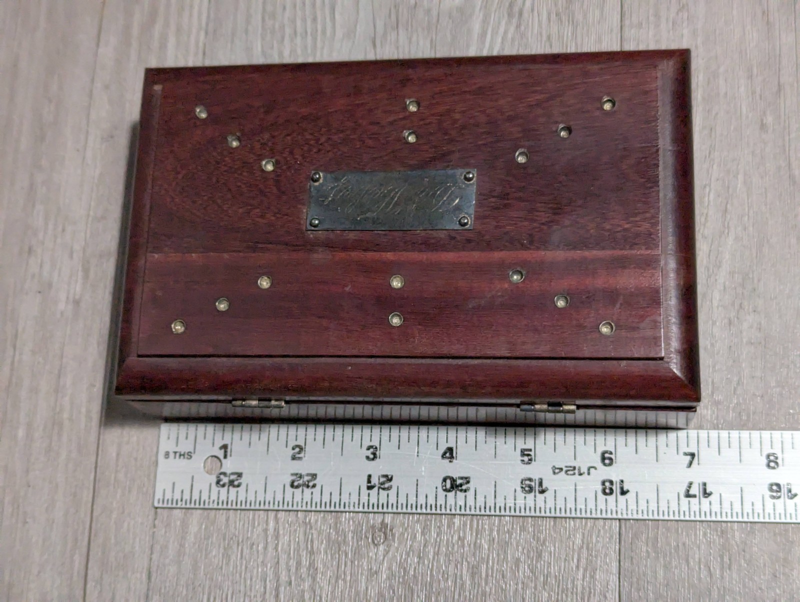 READ Vintage William Spratling? Sterling Silver & Wood Dominoes Set w/Engraved