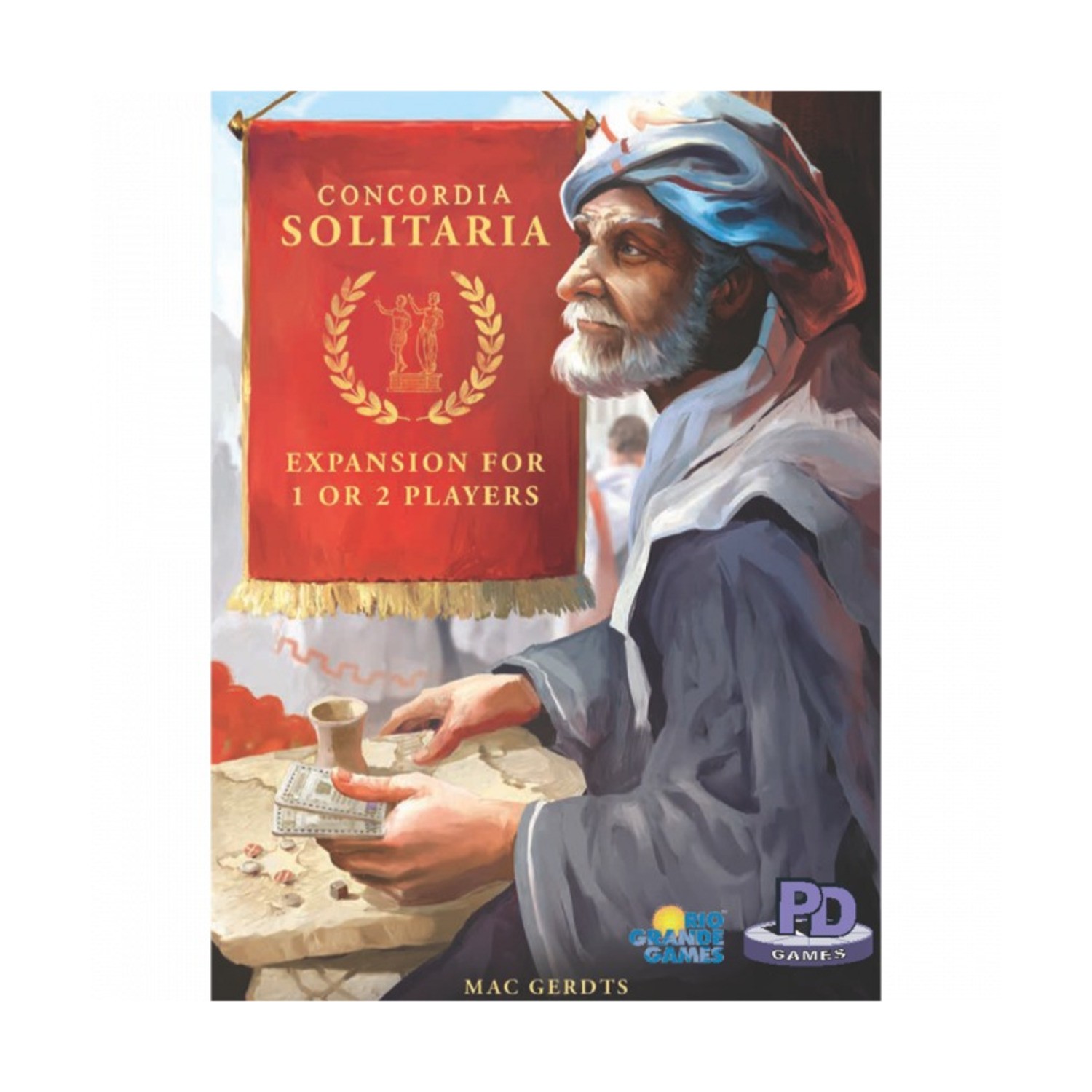 Rio Grande Board Games Concordia – Solitaria Expansion Box SW (New)