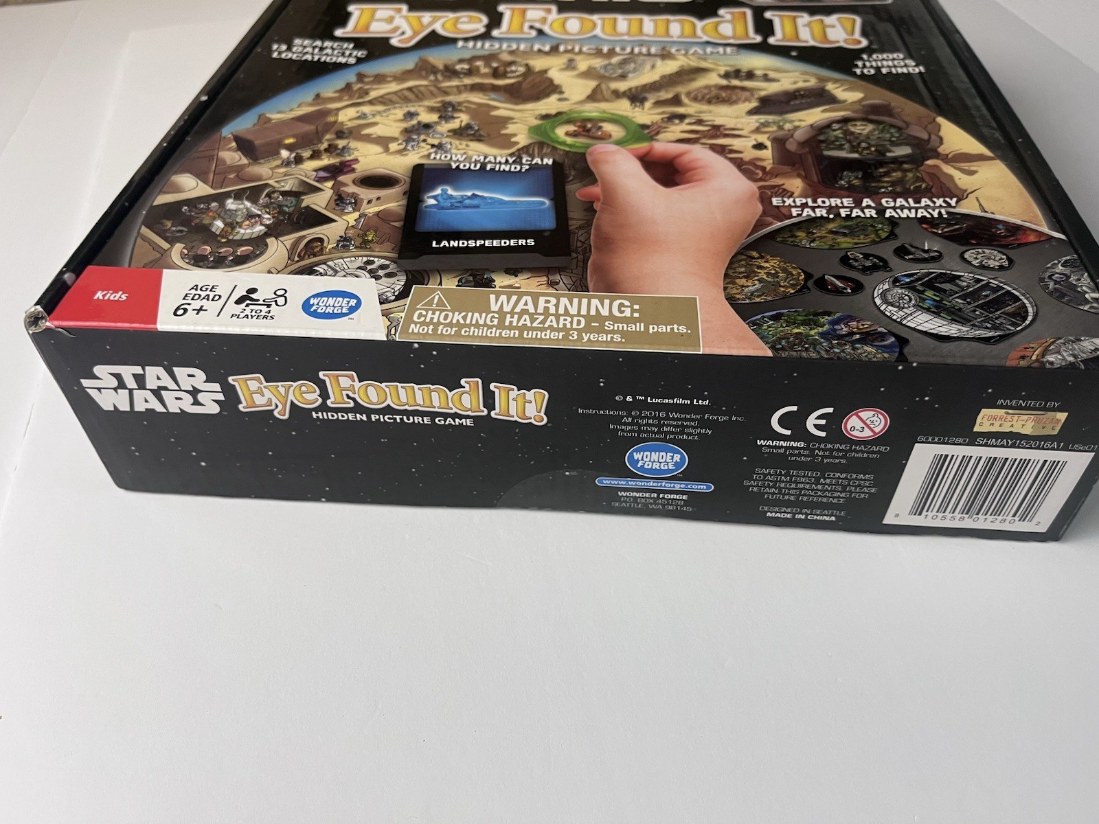 Star Wars Eye Found It Board Game Hidden Picture Wonder Forge 2016 NOS