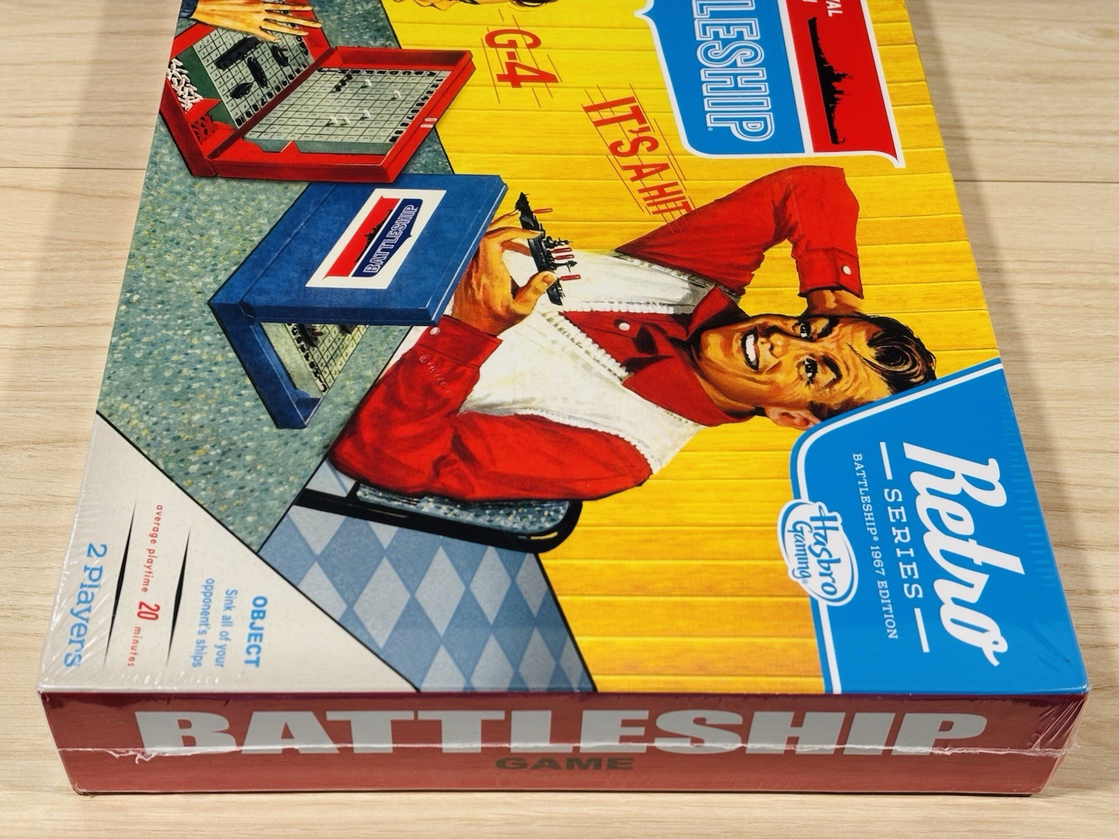 Battleship Game Retro Series 1967 Edition Hasbro Gaming NIB 2015