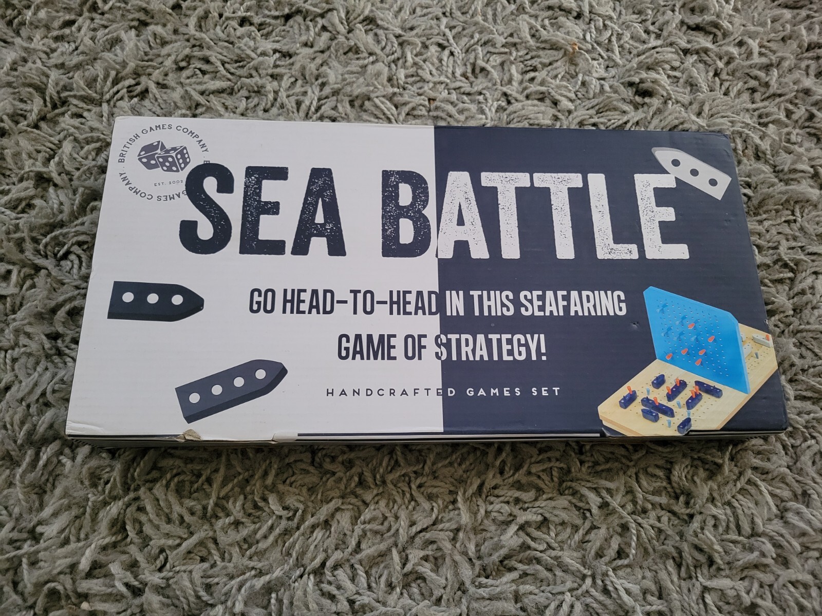 Sea Battle Board Game From British Games Company NEW FACTORY SEALED