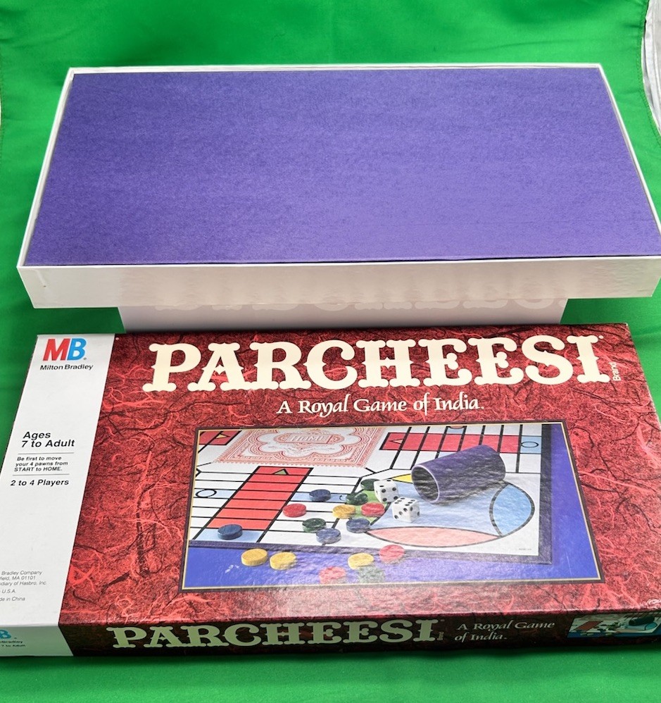 Vintage Parcheesi Board Game of India 1989 Milton Bradley Royal Complete