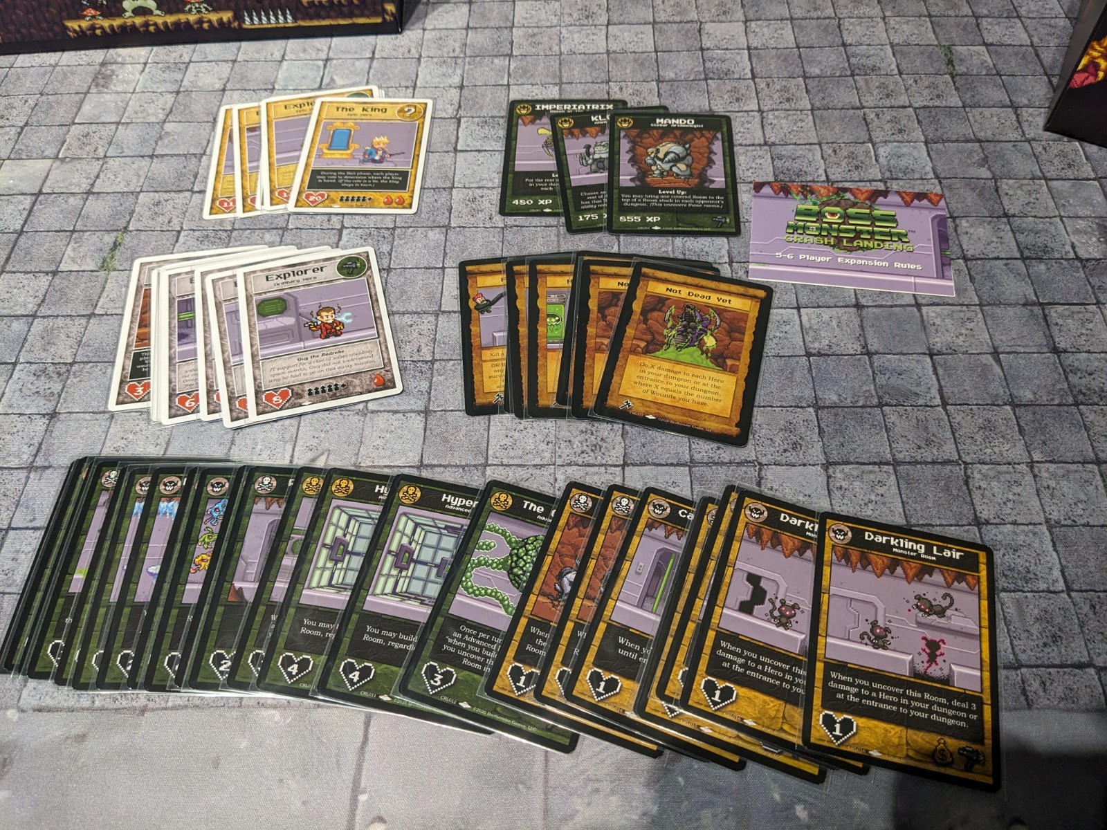 Boss Monster Kickstarter Collection: UIltimate Starter Set Pledge New & Unplayed