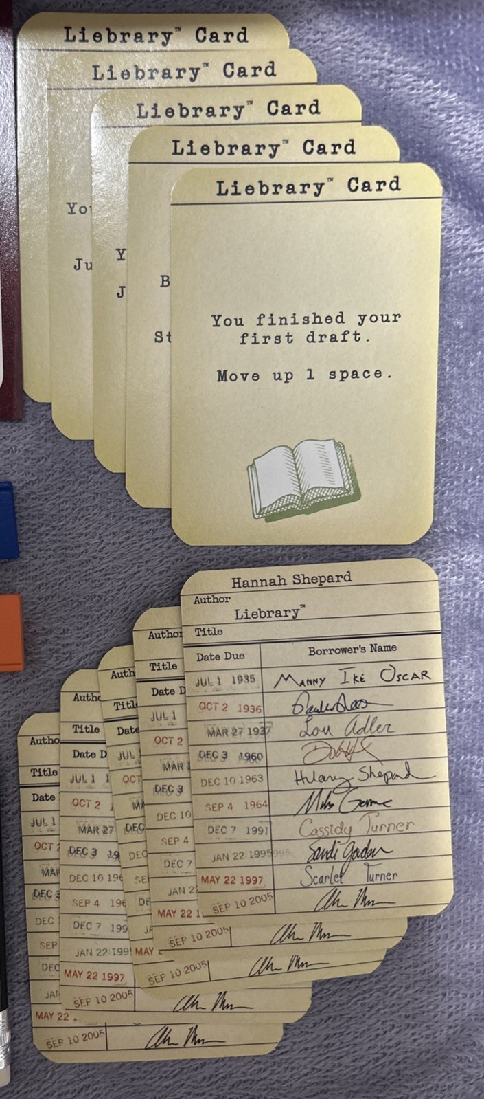 2005 Liebrary Board Game Where The First Line Speaks Volumes! Excellent Shape!