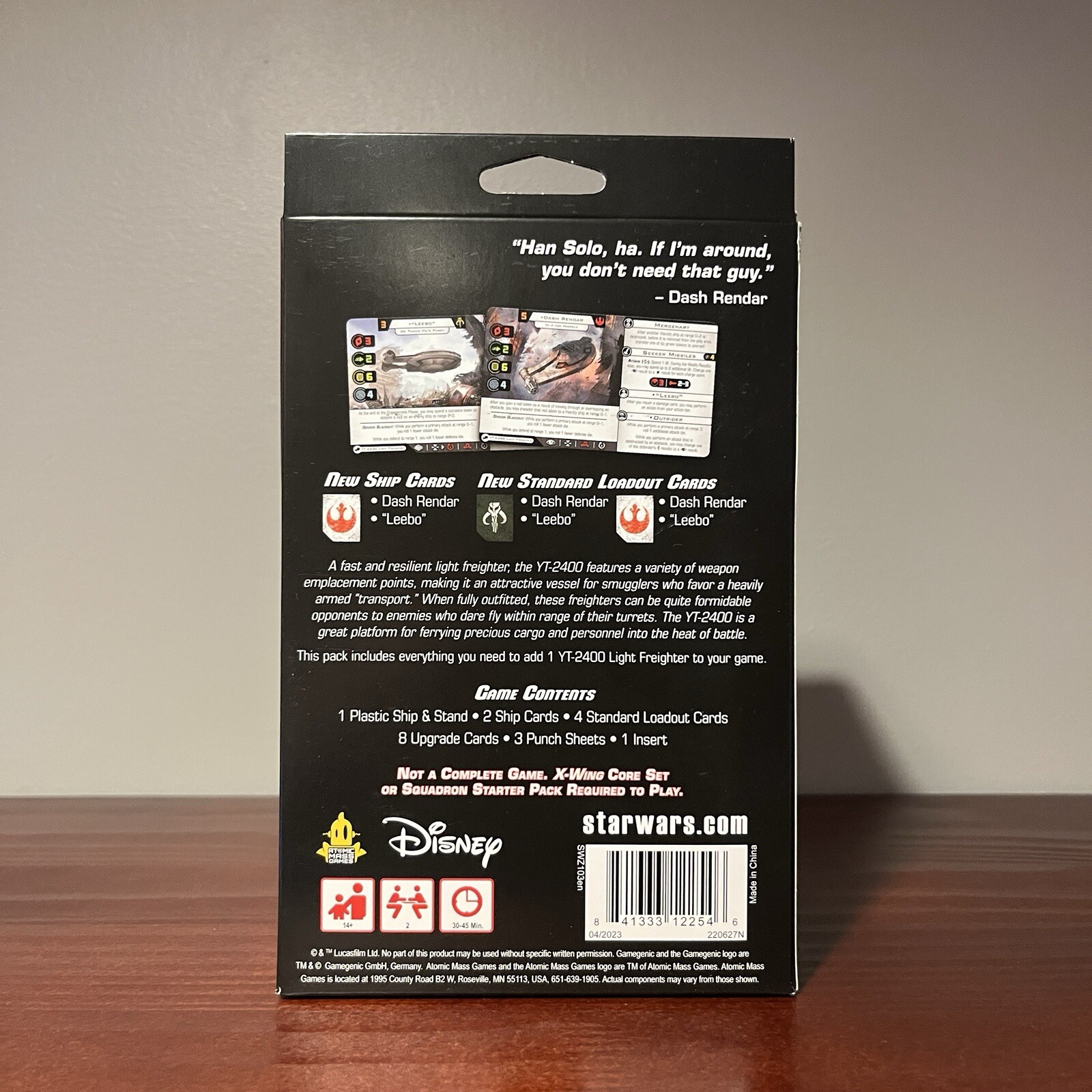 Star Wars X-Wing Miniatures Game – YT-2400 Light Freighter Expansion Pack