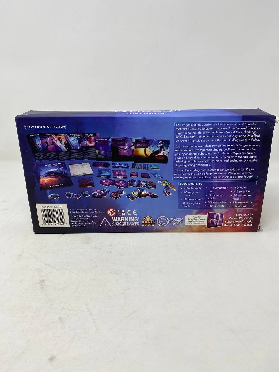 AWAKEN REALMS TAMASHII CHRONICLE OF ASCEND LOST PAGES EXPANSION 2023 Open Box