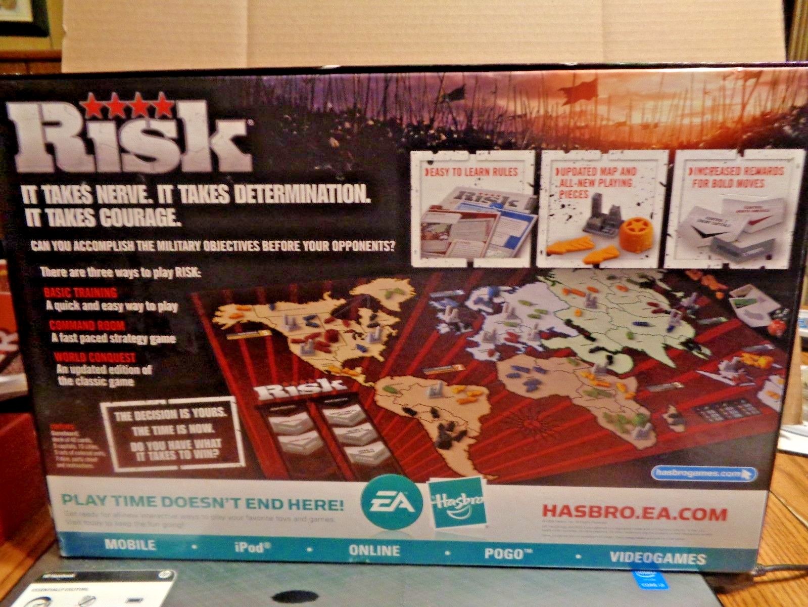 Risk Game Strategic Conquest Hasbro War Strategy Ages 12+ 3-5 Adult Parker Bros