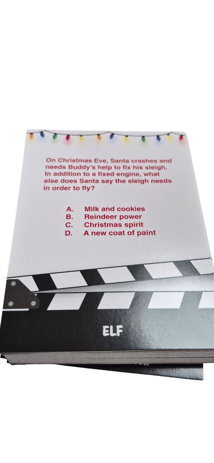 Christmas Movie Trivia Game Box – Family Fun Holiday Party Cards