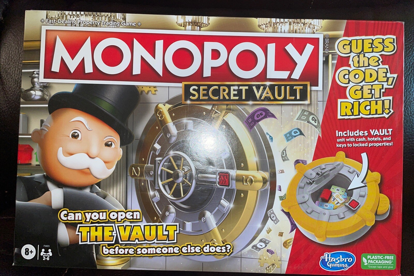 MONOPOLY Secret Vault Board Game Crack The Code and Get Rich BRAND NEW