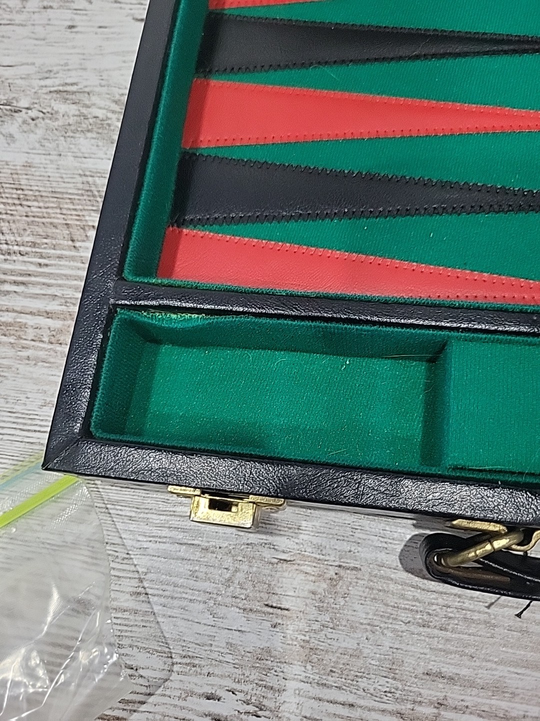 Vintage Reiss Backgammon Board Game Briefcase Set