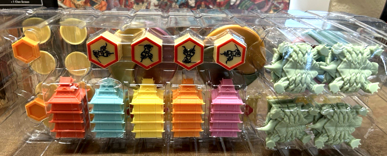 Rising Sun Daimyo Box Kickstarter Exclusive CMON Eric Lang COMPLETE Good Condit