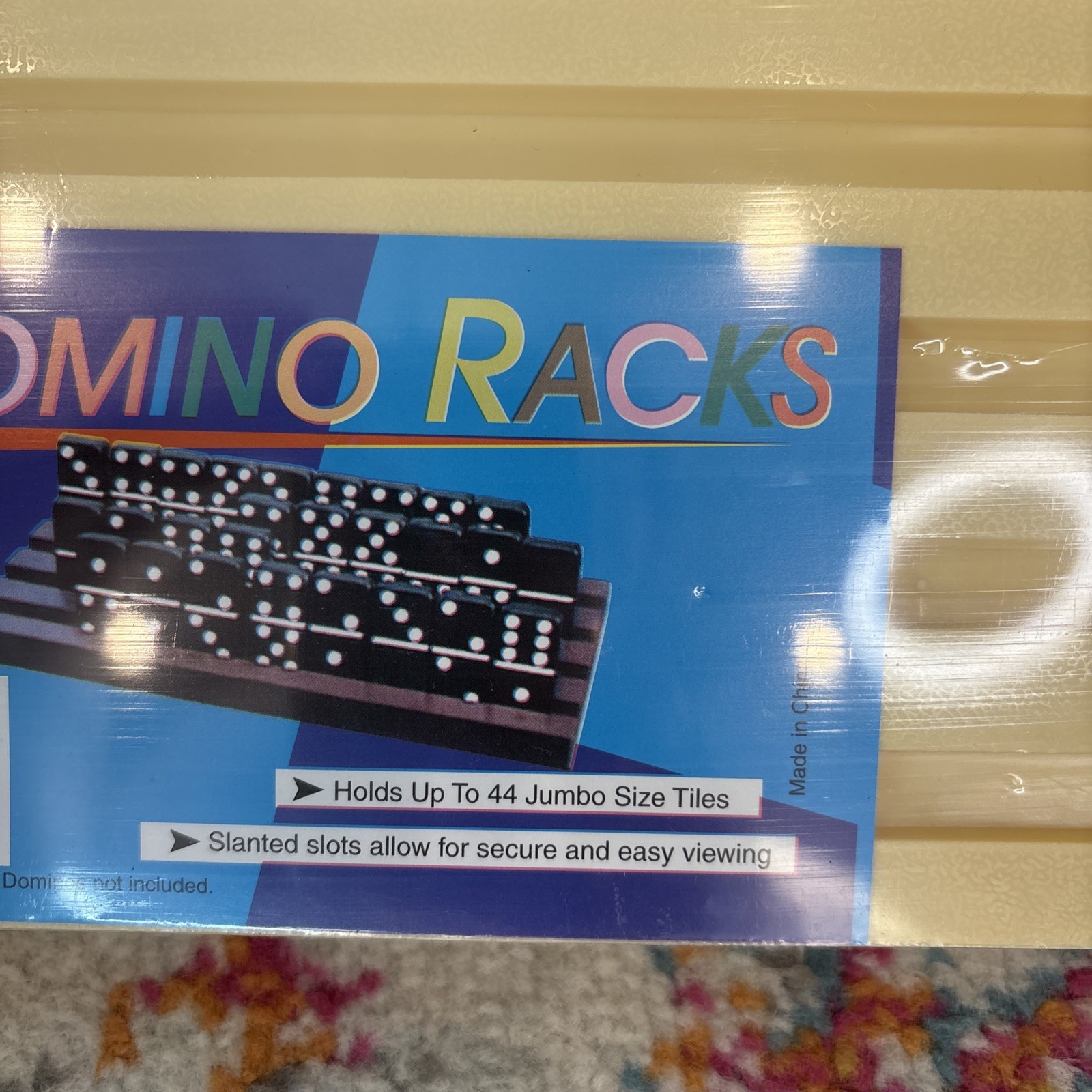 CHH Games Inc Domino Rack 2405P NEW Plastic Holders For 44 Tiles