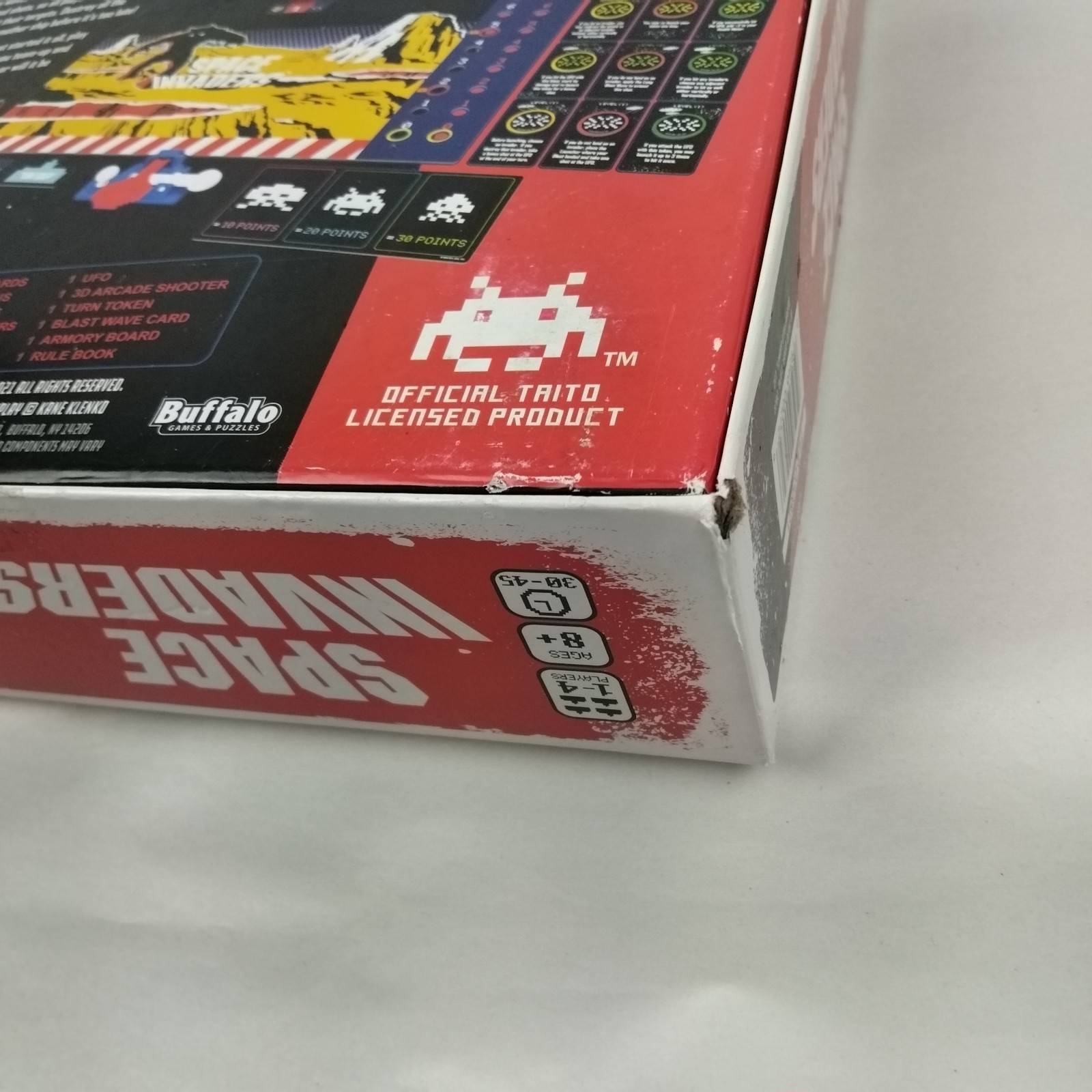 Space Invaders Strategy Board Game Taito Buffalo Games Arcade 3D Shooter UFO