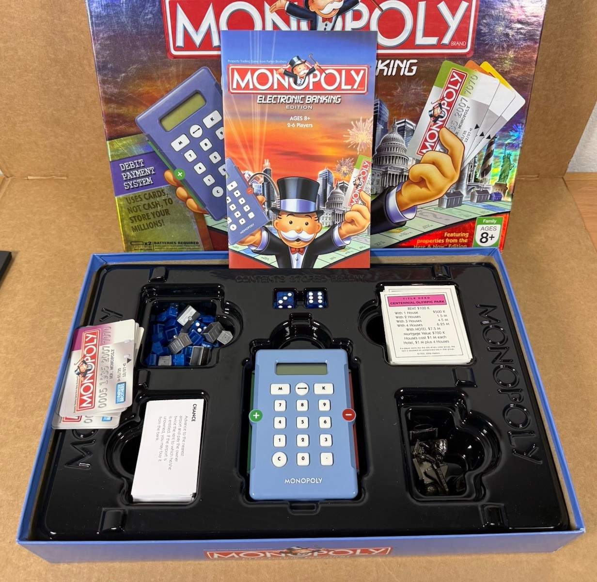 Monopoly Electronic Banking 2007 Board Game Complete Banking Unit