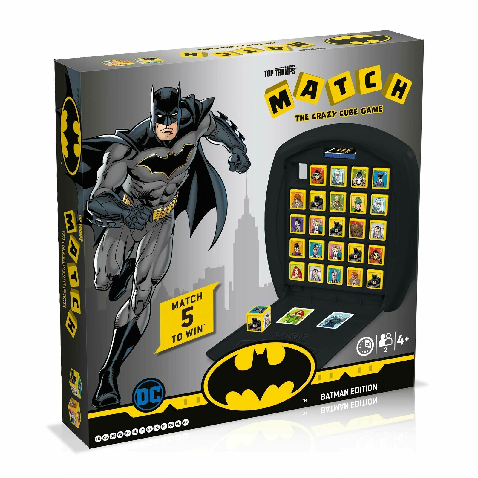 Batman Top Trumps Match – The Crazy Cube Board Game gets a DC Comics twist! 11b
