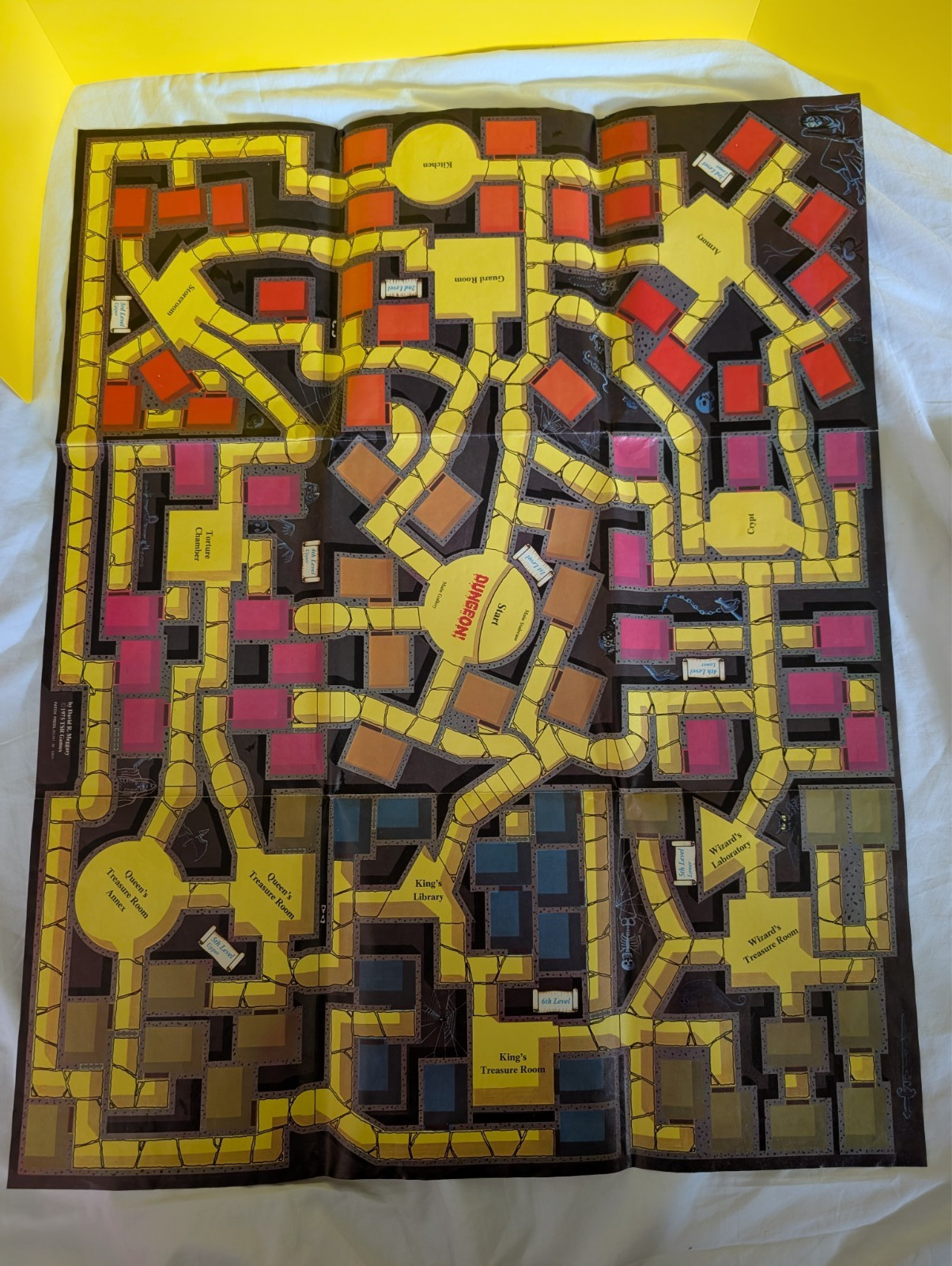 TSR Dungeon Board Game 1975 1002