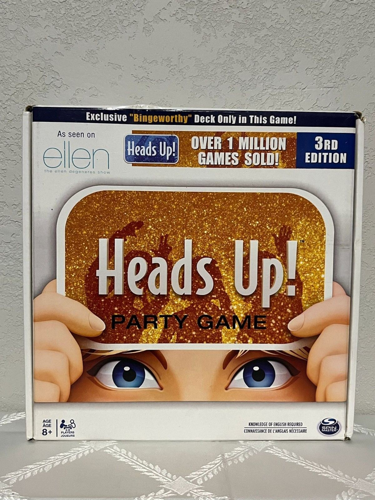Heads Up Party Game – As seen on Ellen – 3rd Edition – New – Sealed