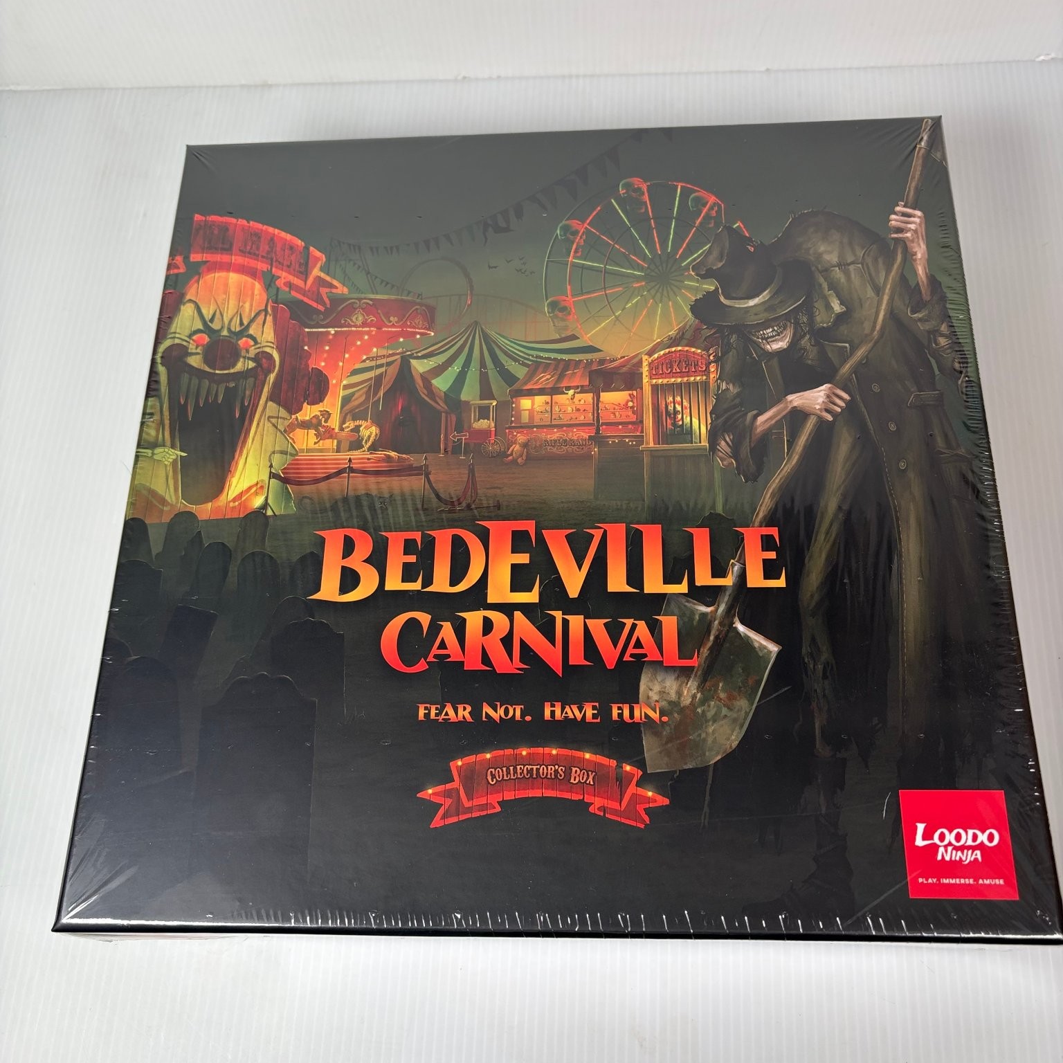 Bedeville Carnival Collector’s Box Horror Board Game 2-4 Players Loodo Ninja