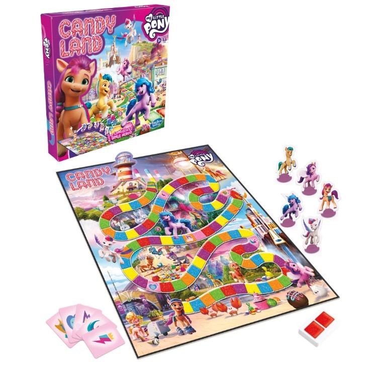 New Hasbro My Little Pony Candy Land Preschool Game 3+ Years Educational Fun