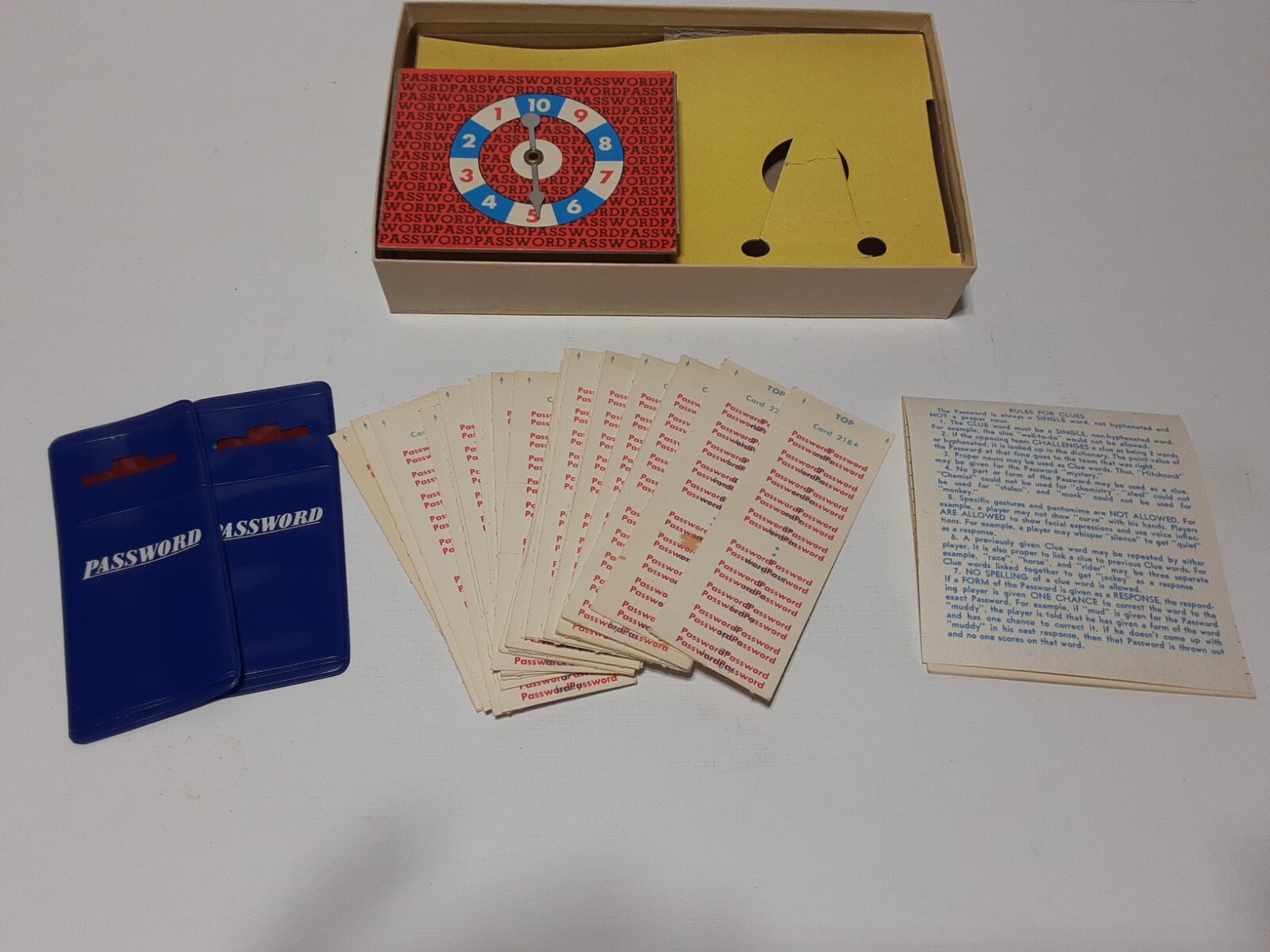 Vintage Milton Bradley Password Game 1964 Volume 5 Original box #4260 Complete