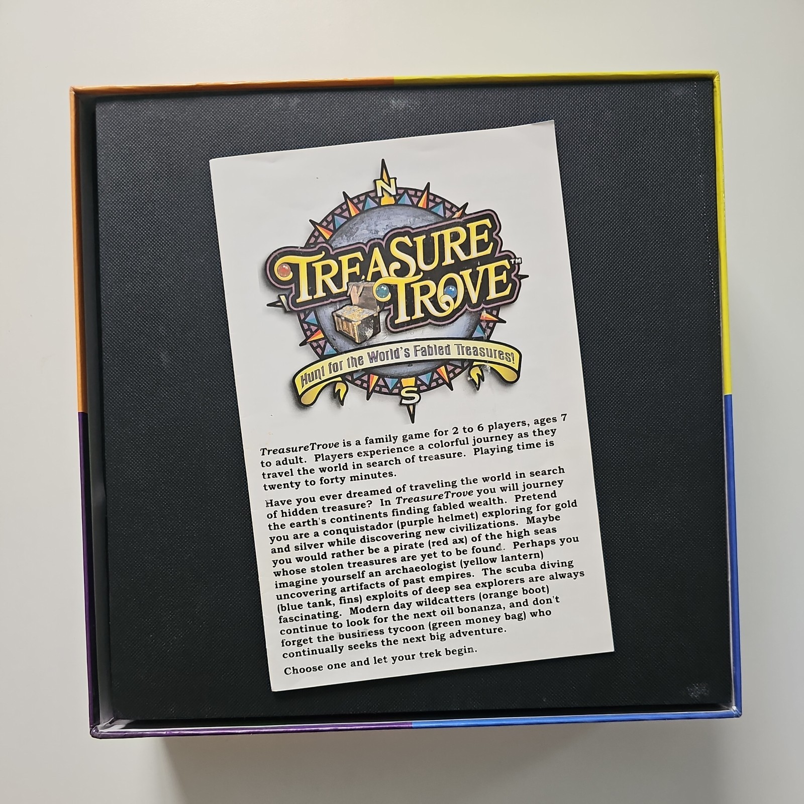 Treasure Trove Board Game 2008 Family Kids Hunt Treasures Complete