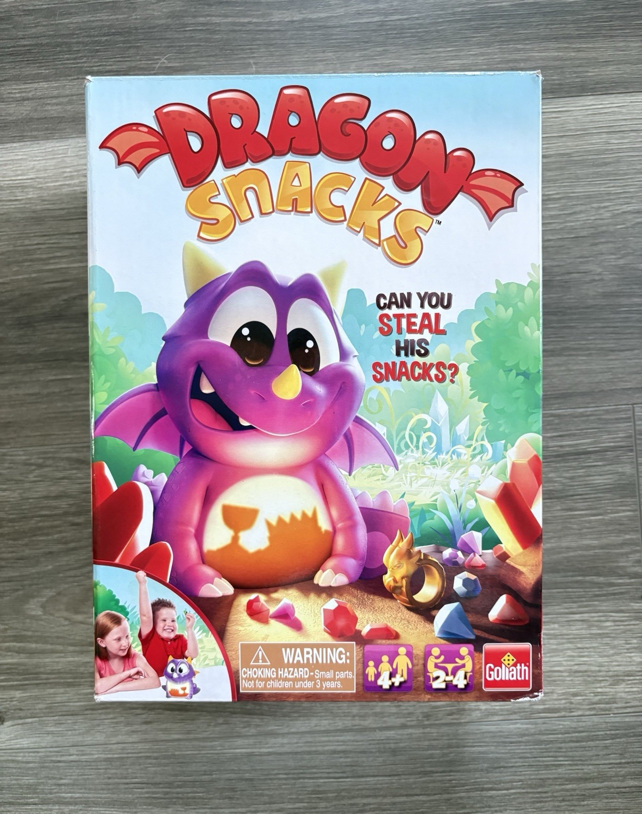 Goliath DRAGON SNACKS Game w/Lights & Sounds Complete ~ Collect Treasures To Win