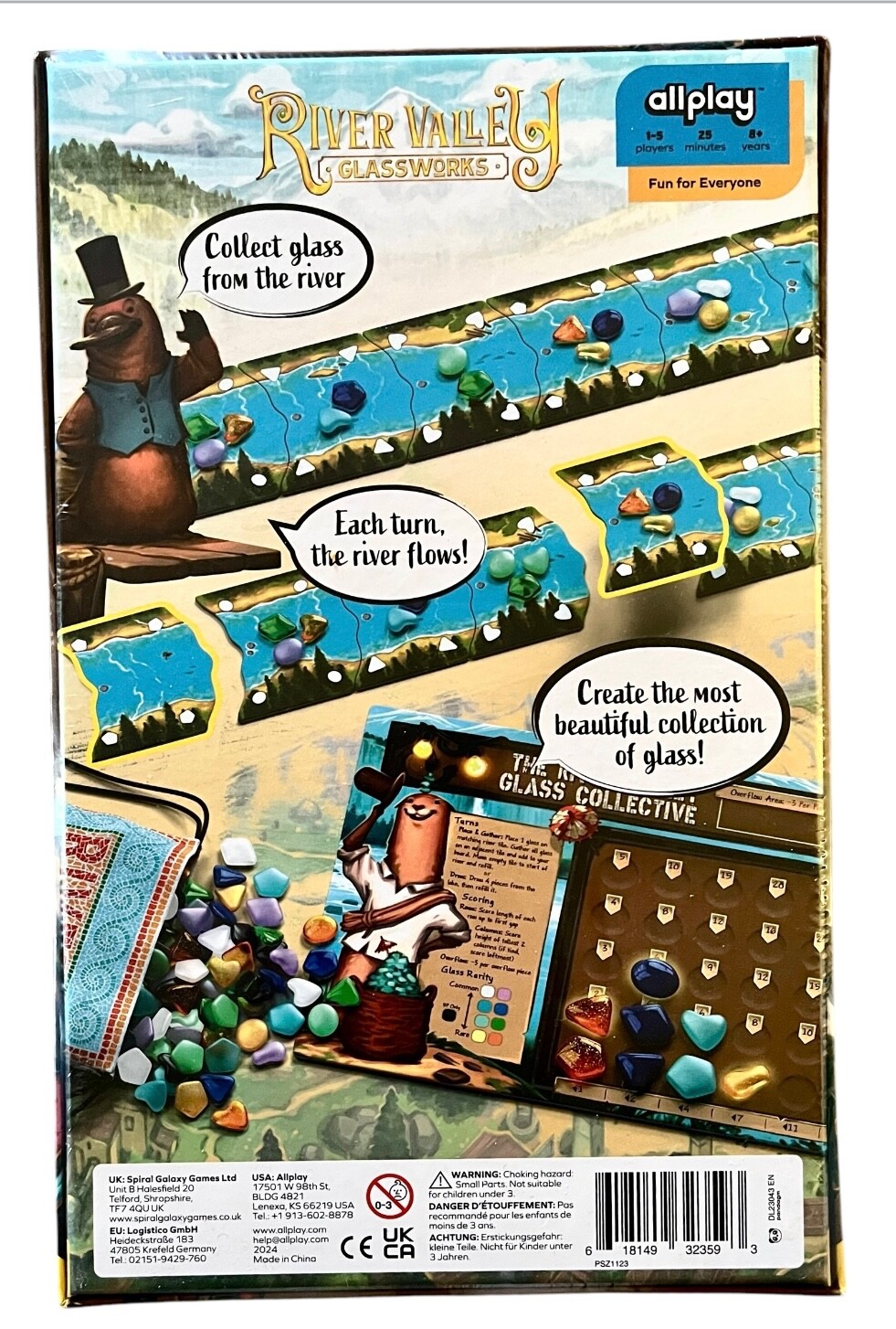 RIVER VALLEY GLASSWORKS Board Game ~ 2024 ~ BRAND NEW SEALED