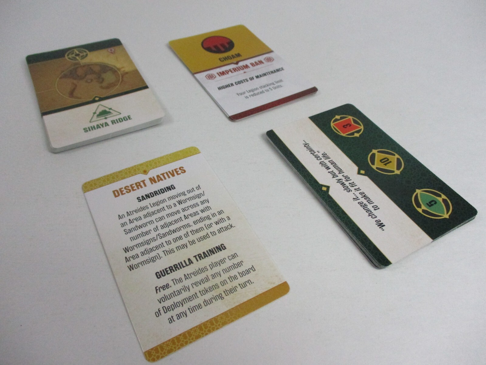 DUNE: War For Arrakis CARDS C-Mon NEW!!