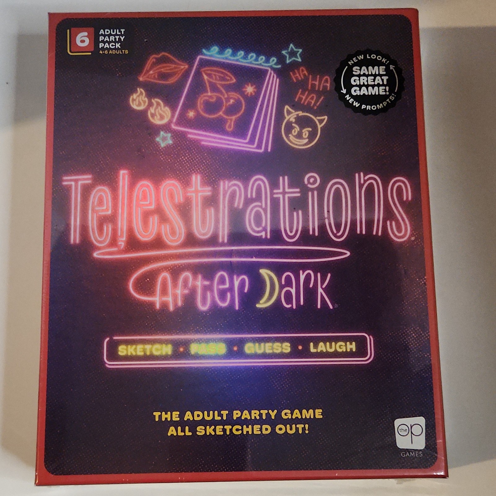 The OP Games Telestrations After Dark Adult Party Game