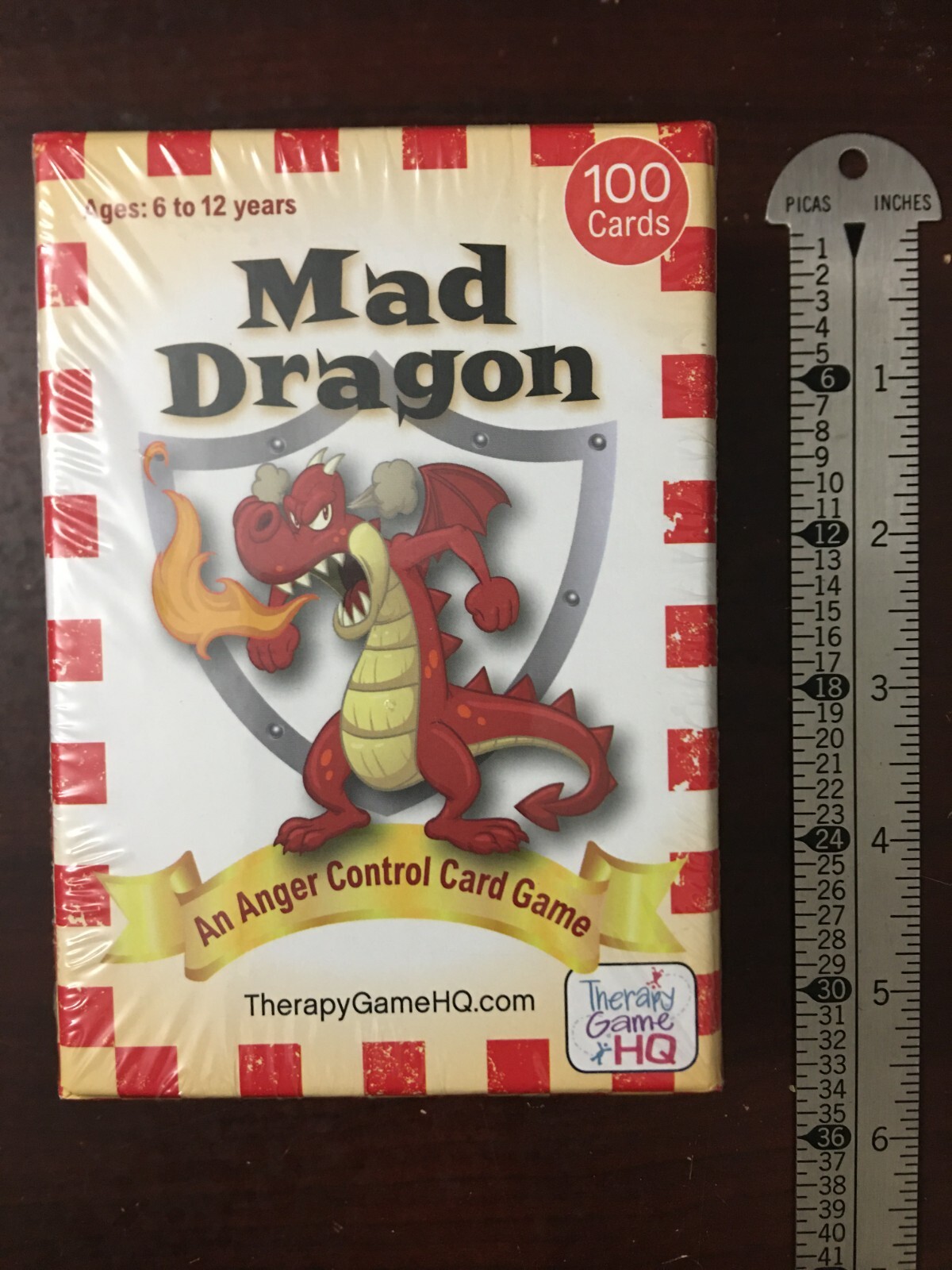 Mad Dragon Anger Anxiety Trigger Control Card Game Child Therapy 6 to 12 years