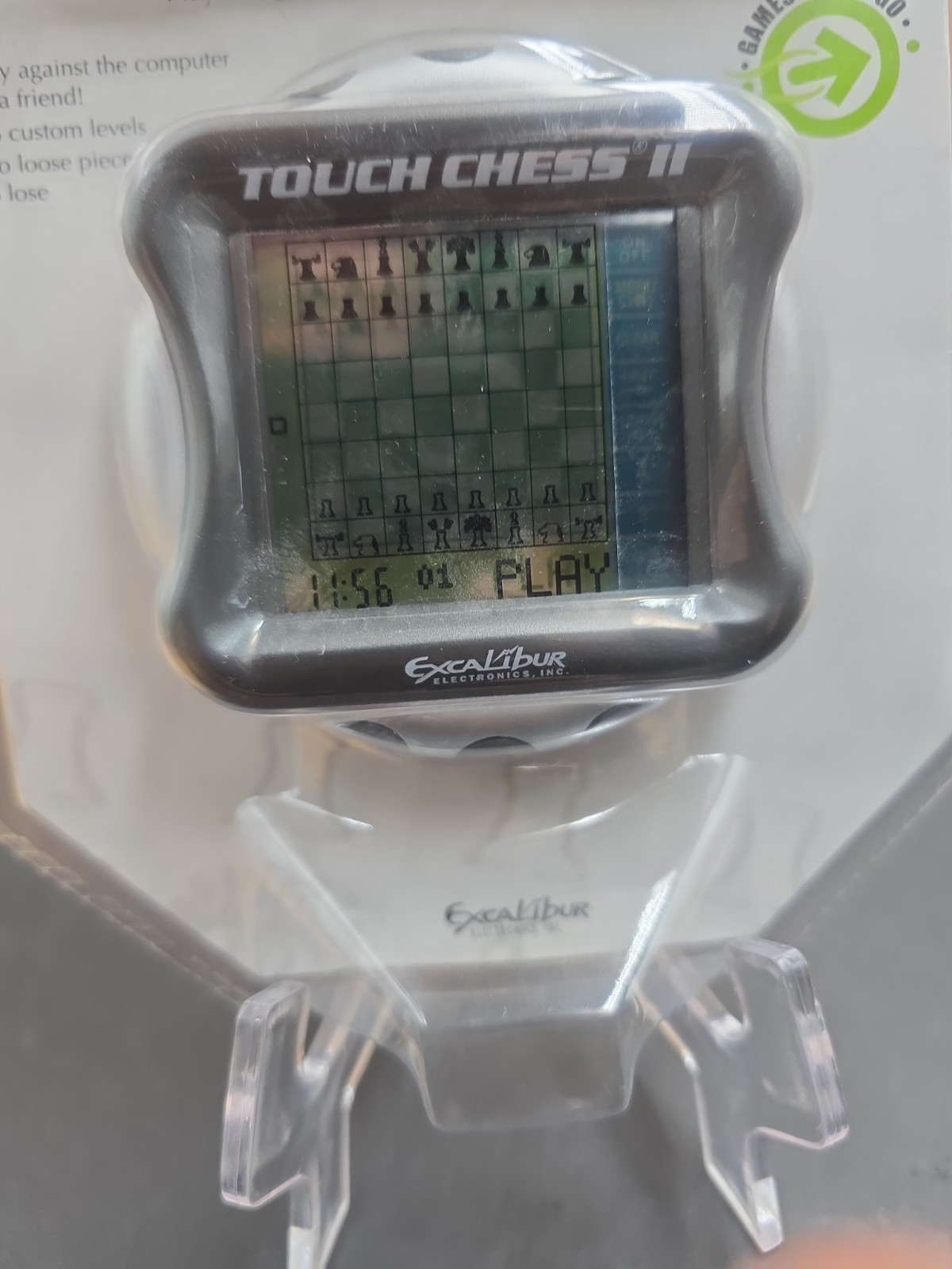 Excalibur Electronics Touch Chess II NIP Handheld Electronic w/Touch Screen.