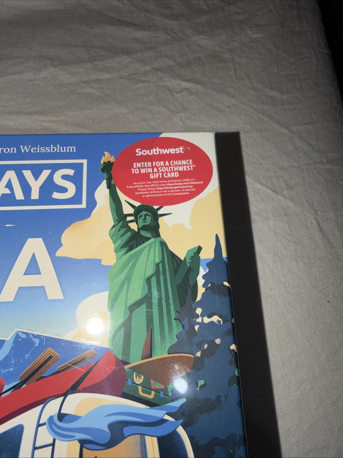 10 Days in The USA Family Road Trip Board Game – Brand New Sealed Fun