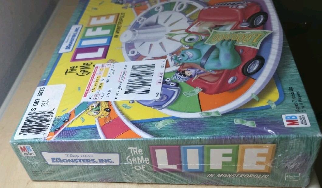 Disney Pixar Monsters, Inc. Edition The Board Game Of LIFE In Monstropolis New