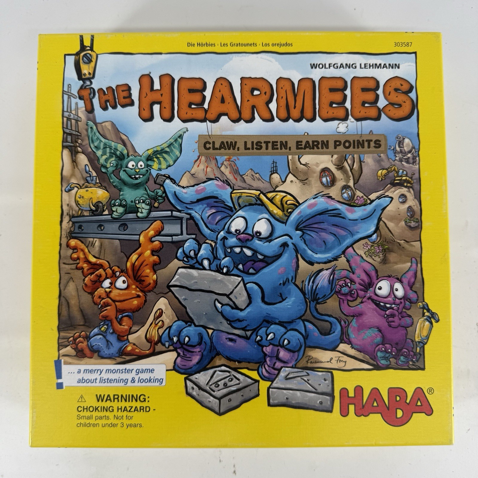Haba The HEARMEES Game Merry Monsters Listening & Looking COMPLETE
