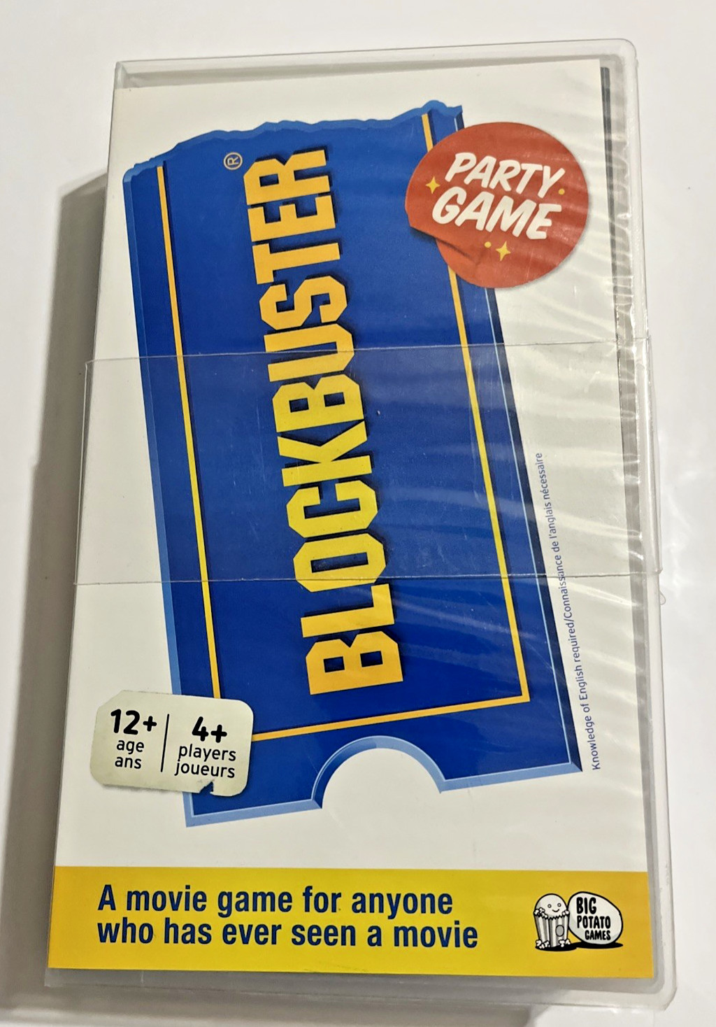 NEW Blockbuster Party Game Sealed Movie Trivia Charades Electronic Buzzer 2020