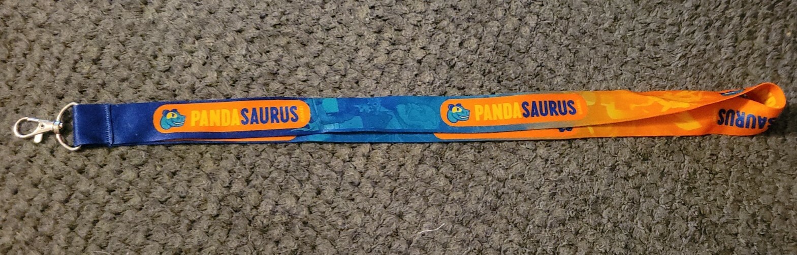 Pandasaurus Games Badge Lanyard Official Promo Origins 2021 Game Fair