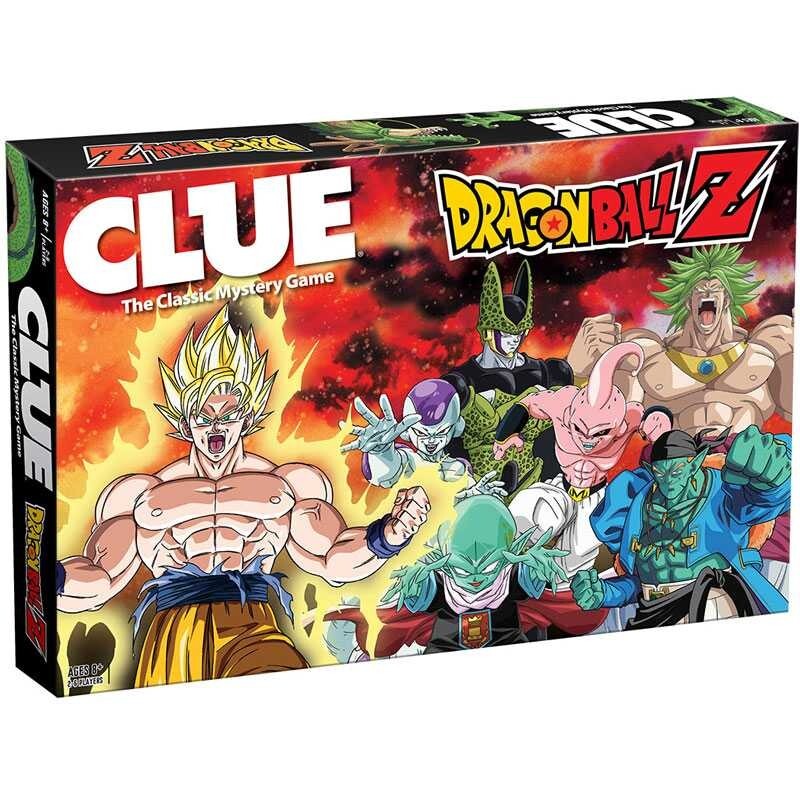 Dragon Ball Z CLUE 8+ 2-6 PLAYERS 60+ MINUTES + FREE DVD