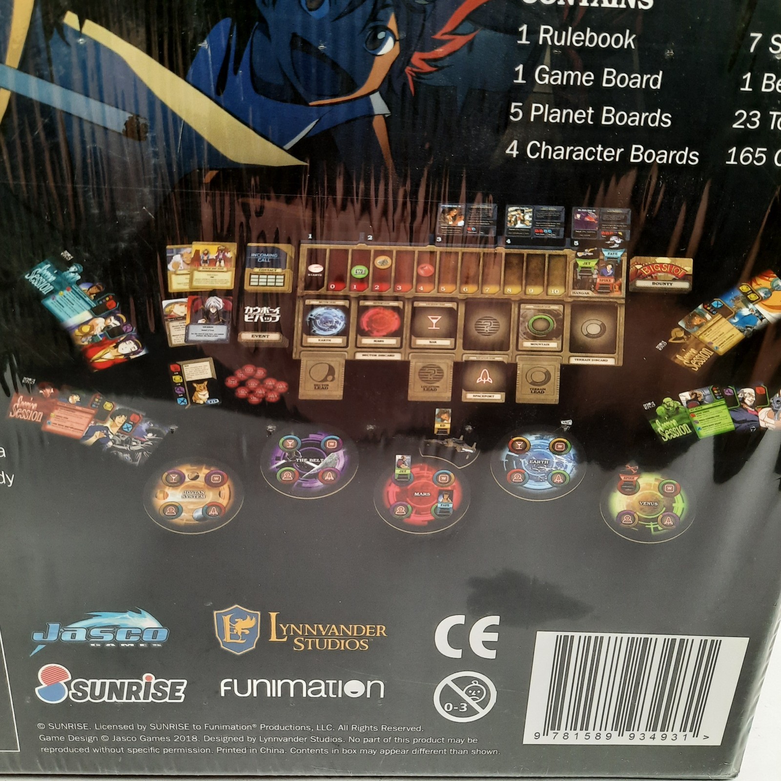 Cowboy Bebop Boardgame Boogie Board Game Sealed 1-4 Players Cooperative Anime