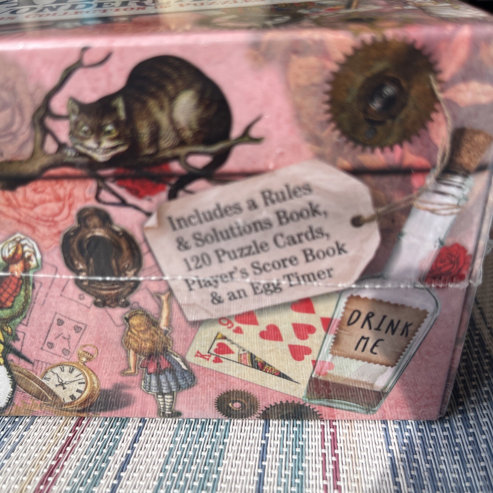 Alice in Wonderland Curious Collection of Puzzles Sterling Innovation NEW Games