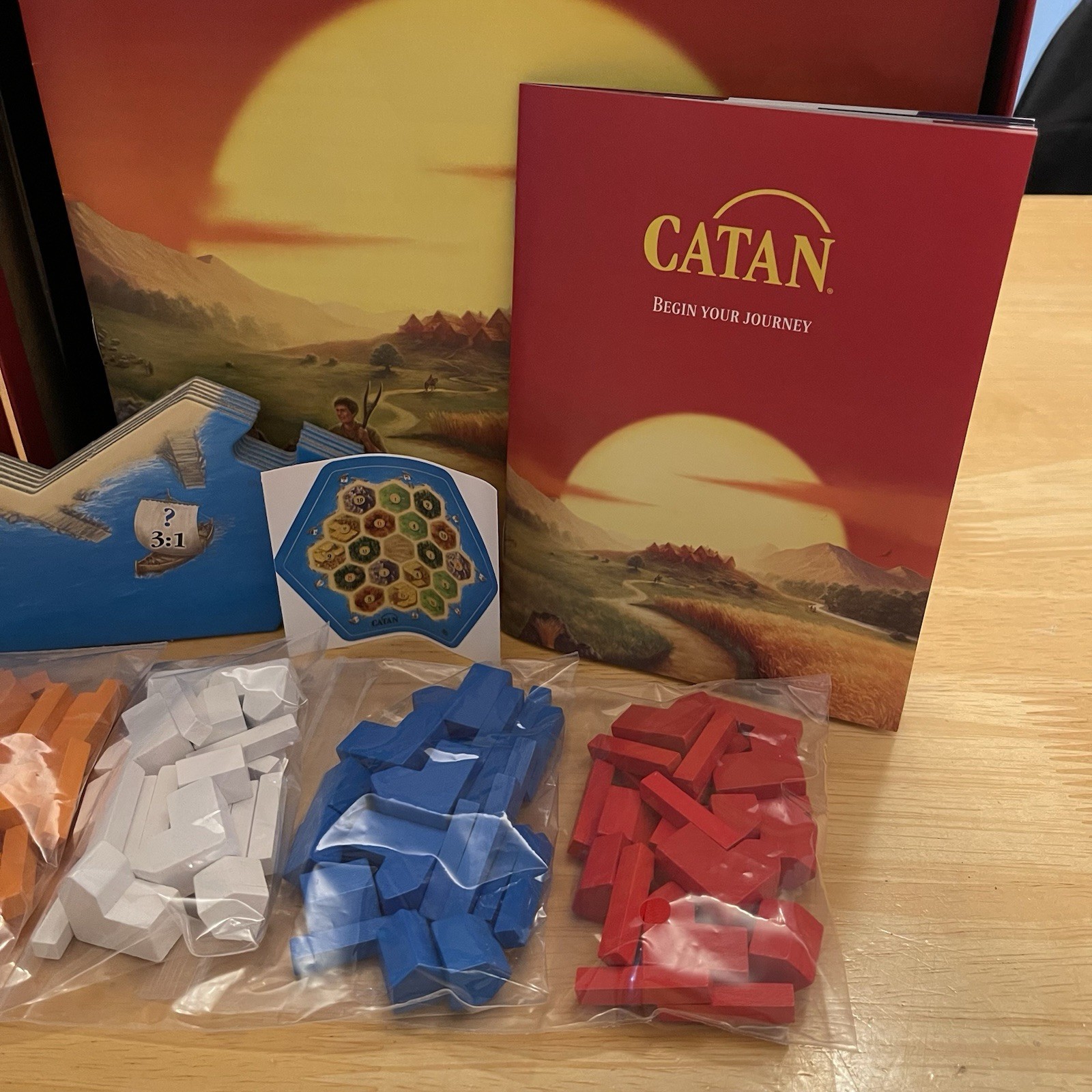 CATAN Klaus Teuber Trade Build Settle CN3071 Board Game Settlers 5th Edition