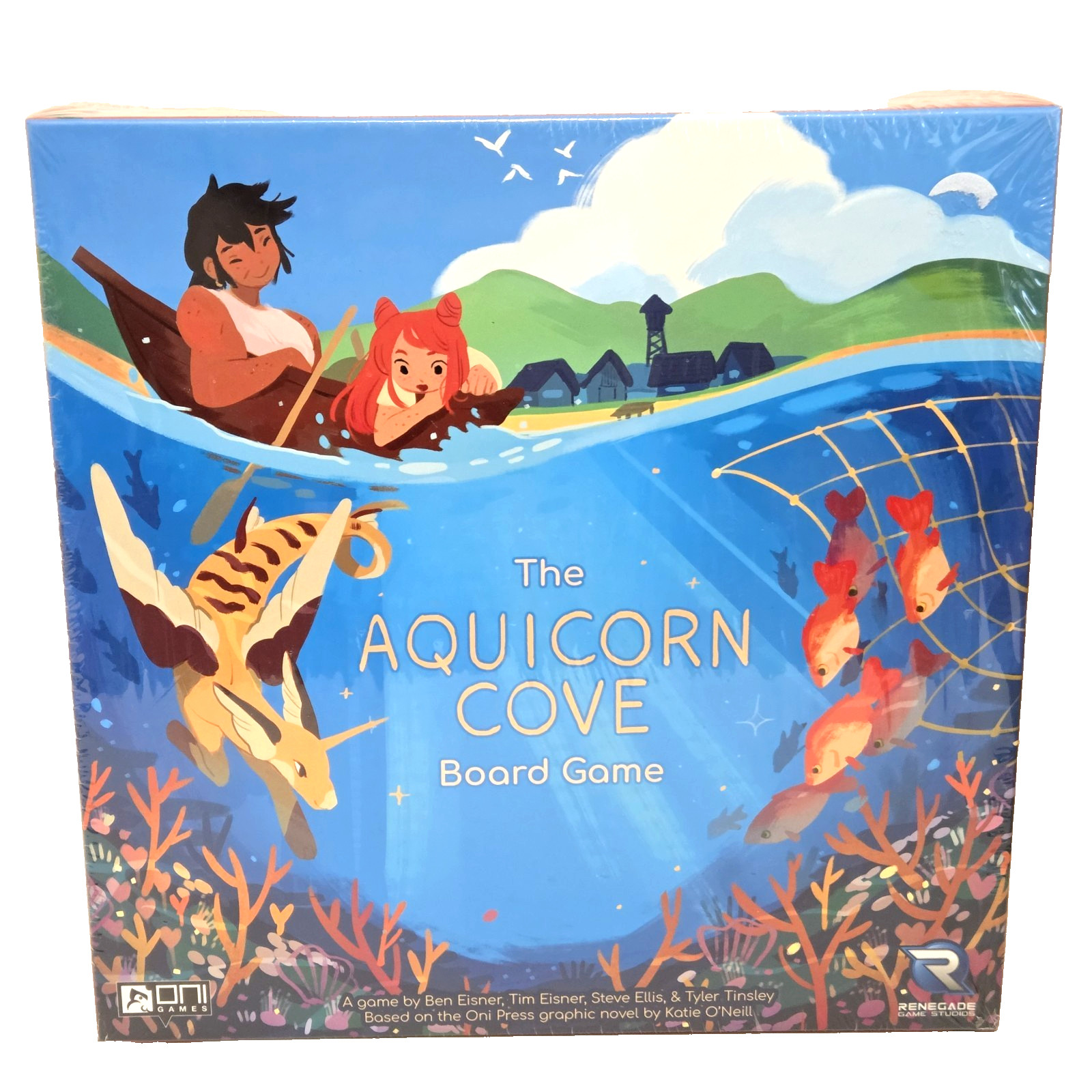 The Aquicorn Cove Board Game SW Renegade Game Studios Family NEW in box sealed