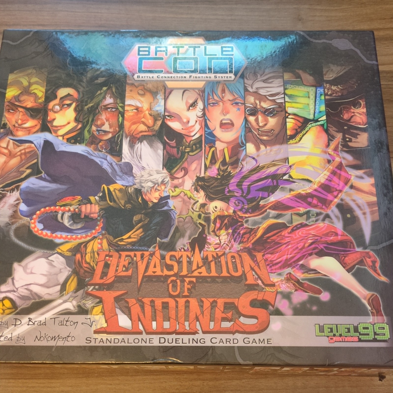 Battlecon Devastation Of Indines Board Game With Extras And Custom Insert/Boxes