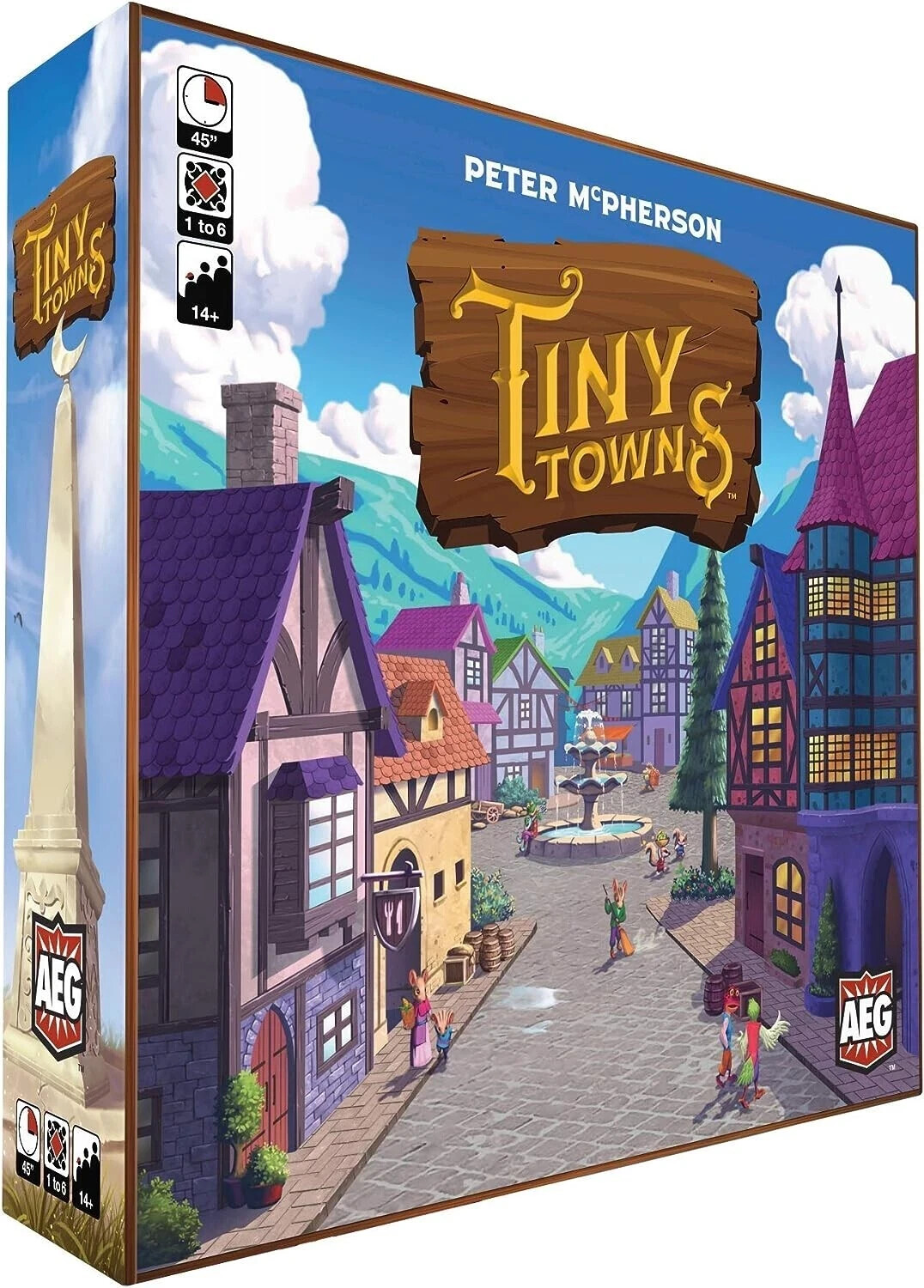 Tiny Towns Board Game New in Shrink AEG