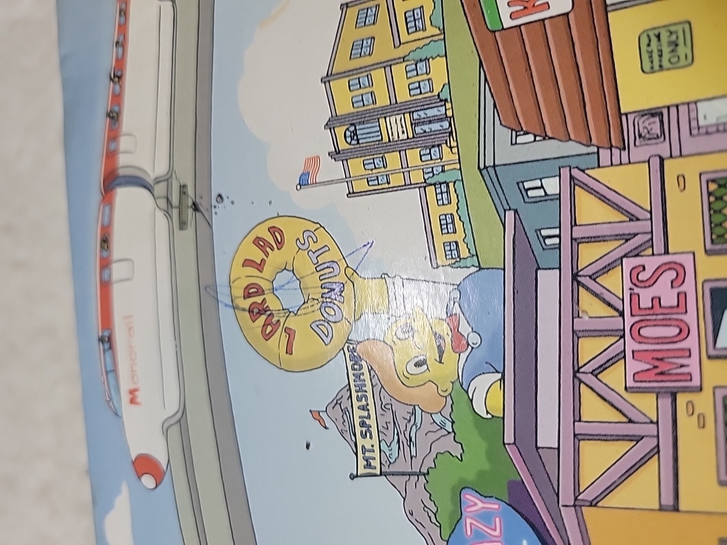 The Simpsons Monopoly Board Game Welcome To Springfield 2001 COMPLETE