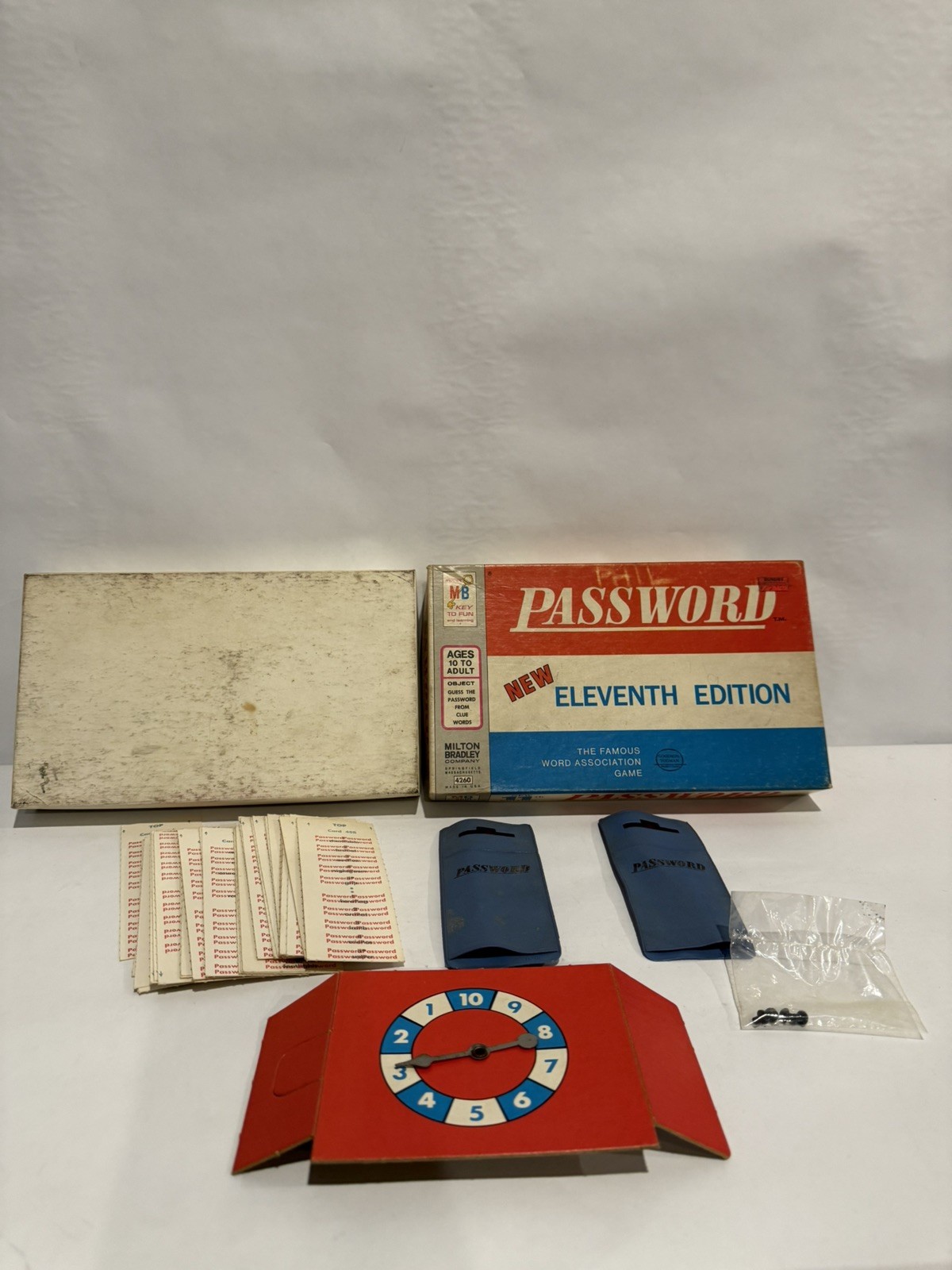 Password 11th Edition Game Milton Bradley Company Vintage 1970 -Ages 10 to Adult